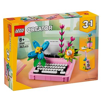 LEGO Creator 3in1: Печатная машинка с цветами, 363 детали (31169)