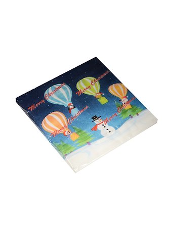 Салфетки (20шт/уп) Рождество в гостях у Снеговика (НГ) (11-01662-L23)