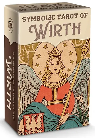 Таро мини-Символическое Вирта/Mini Tarot Symbolic Tarot of Wirth (78 карт + инструкция)