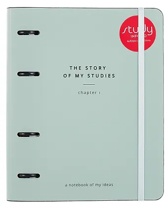 Тетрадь «Story», 120 листов в клетку, зеленый, на кольцах