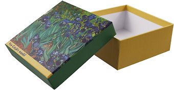 Коробка подарочная "Flowers" 15,5*15,5*6,5см, картон