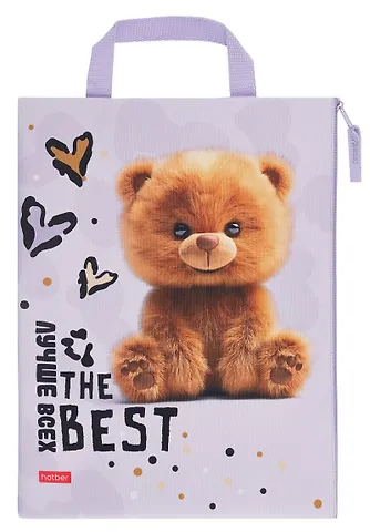 Папка для тетрадей А4 Пушистый мишка 25,7*34,4 см