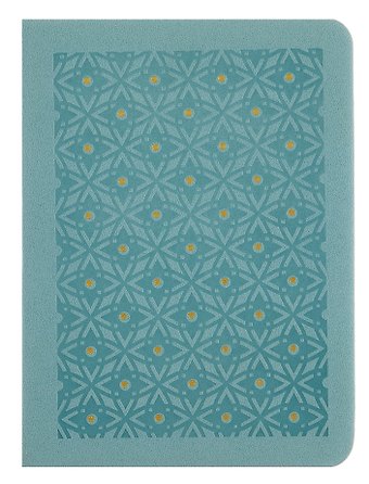 Записная книжка А6 80л кл. "GALLERY. Мятный (NEW)" иск.кожа с поролоном, термотиснение, ляссе, скругл.углы, инд.уп.