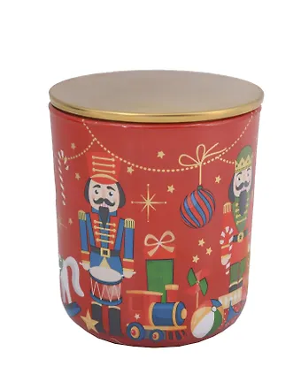 Ароматизированная свеча в стакане Щелкунчик с крышкой (Magical Gift with lid) (150г)