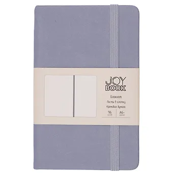 Записная книжка А6- 96л кл. Joy Book. Туманное утро 7БЦ., иск.кожа, тонир.форзац, тонир.блок, скругл.углы, сшит.блок, ляссе, резинка, карман на задн.форзаце