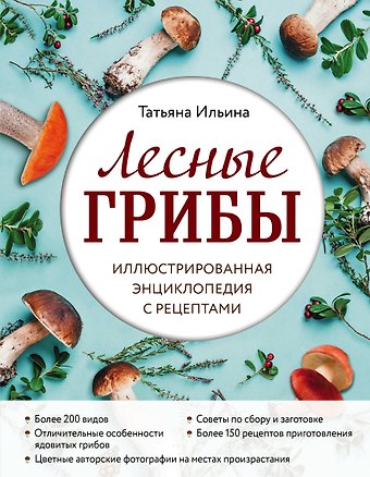 Татьяна Александровна Ильина Лесные грибы. Иллюстрированная энциклопедия с рецептами