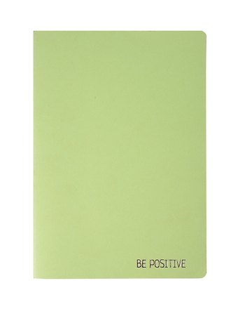 Тетрадь 30л Be positive мятная, сшивка