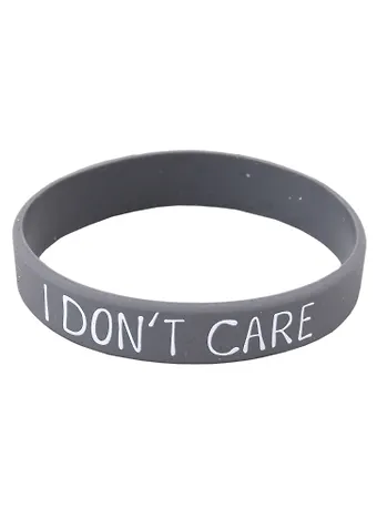 Браслет силиконовый I dont care