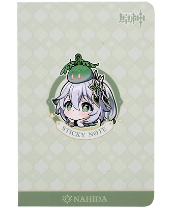 Блоки для записей, 4 штуки Chibi Expression Nahida диспенсер-книжка