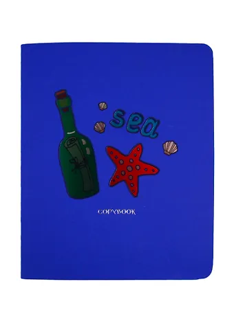 Тетрадь в клетку Paper Art, Total Blue. Sea, 48 листов, в ассортименте
