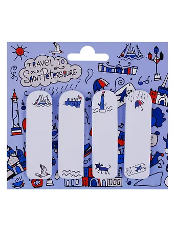 Закладки самоклящиеся Saint-Petersburg