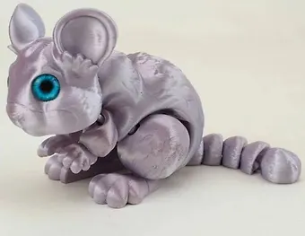 Фигурка 3D Шиншилла Аврора (пластик) (16х10) (129)