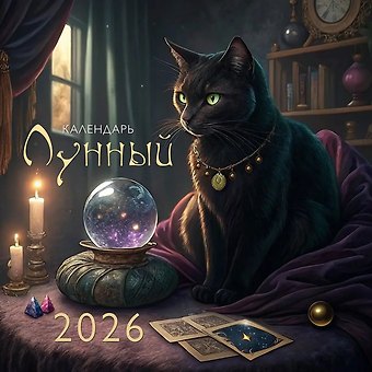 Календарь 2026г 300*290 Лунный календарь настенный, на скрепке