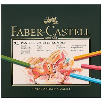 Пастель «Polychromos», Faber-Castell, 24 цвета