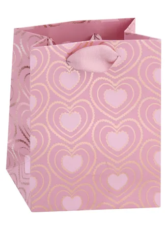 Пакет А6 14*11,5*6 Shining hearts жен., бум.мат.ламинат
