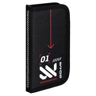 Пенал 1 отделение Техно 20*10*2,5 см, полиэстер