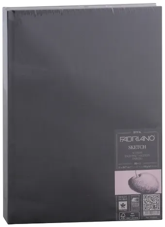 Блокнот для зарисовок 21*29,7см 80л Sketchbook (портрет) 110г/м2, Fabriano