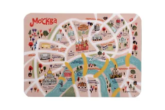 Магнит Карта Москвы (Москва) (МVS-01456)
