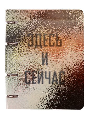 Тетрадь 80л кл. Здесь и сейчас на кольцах, мел.картон, глянц.ламинация, квадр.корешок, скругл.углы