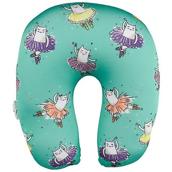 Подушка на шею антистресс «Kitty ballerina», (35х35 см)