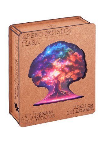 Пазл фигурный DREAM WOODS Древо жизни, 111 деталей
