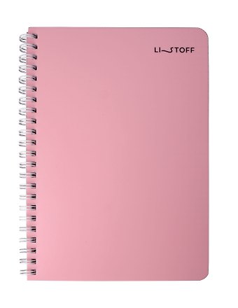 Тетрадь 80л кл. Mauve евроспираль, пласт.обл.