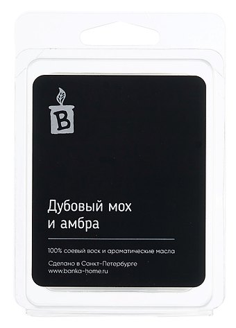 Аромасаше (Дубовый мох и амбра) (80г)