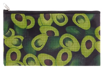 Пенал-косметичка Avocado black 21*12, ткань, подклад