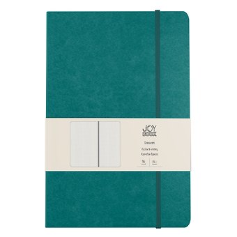 Книга для записей А4- 96л кл. Joy Book. Таинственный океан иск.кожа, тонир.блок, скругл.углы, ляссе, резинка