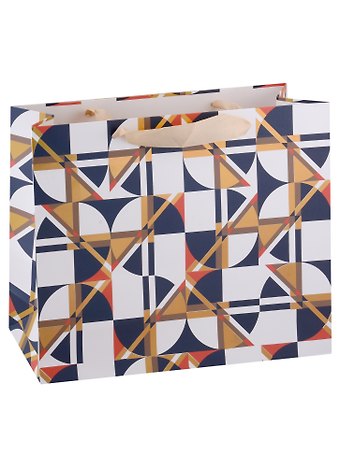 Пакет А4 26*32*12 Geometric pattern нейтр., бум.