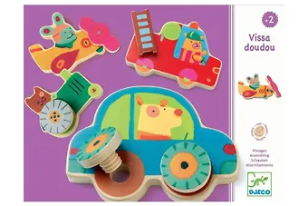 Игра развивающая, DJECO, Прикрути колесо