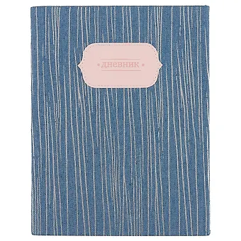 Дневник для средних и старших классов GoodMark, Silver stripes on the jeans