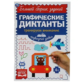 Графические диктанты. Тренируем внимание. Продвинутый уровень