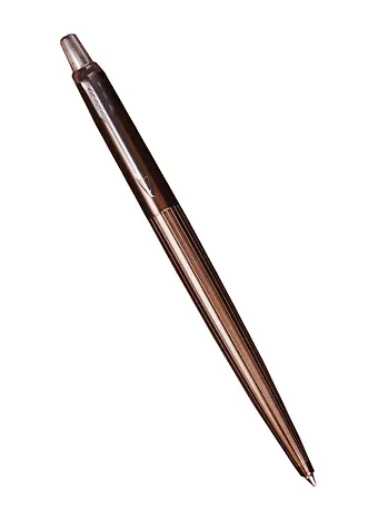 Ручка шариковая Parker, Jotter Premium Carlisle Brown Pinstripe CT, подарочная синяя