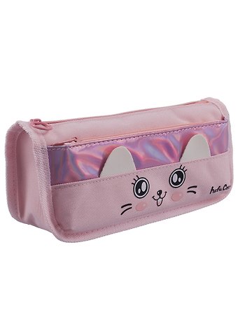 Пенал-косметичка из ткани с дополнительным отделением Cutie, розовый, Yoi