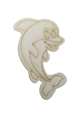 Трафарет с магнитом Дельфин (903) (упаковка)