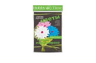 Набор для творчества, HOBBY TIME, Творим из фоамирана Букет своими руками Гвоздики