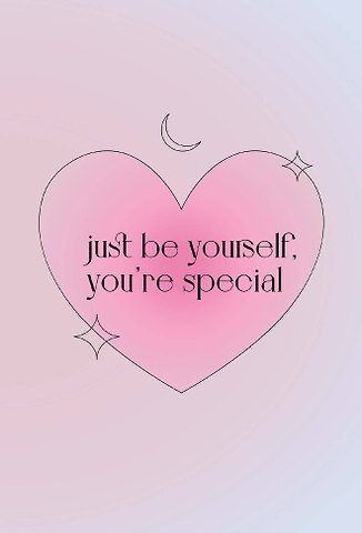 Блокнот эстетика Just be yourself (96 стр)