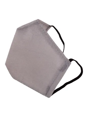 Маска защитная для лица (200х135мм) (р-р M) (спанбонд) (графитовая)