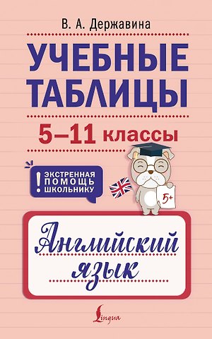 Виктория Александровна Державина Учебные таблицы. Английский язык. 5-11 классы