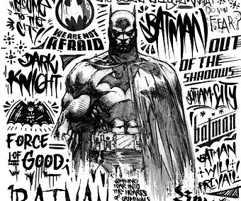 Скетчбук Вселенная DC. Batman, 96 страниц