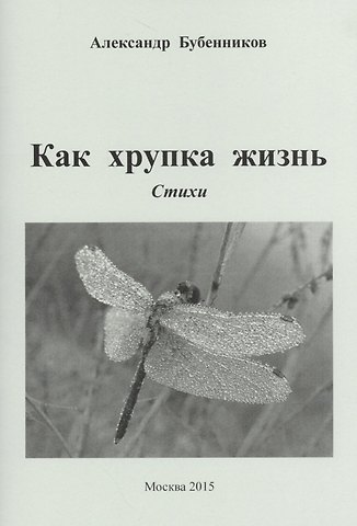 Александр Николаевич Бубенников Как хрупка жизнь. Стихи