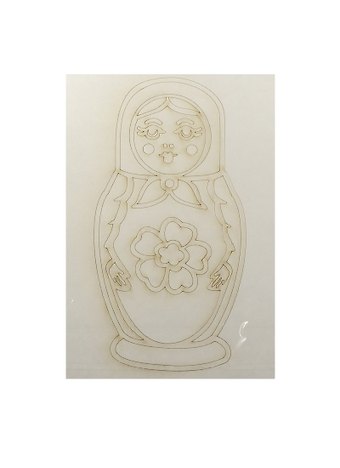 Трафарет Матрешка (А5) (533) (упаковка)