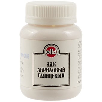 Акриловый глянцевый лак Olki, 100 мл