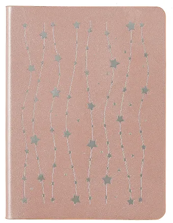 Записная книжка А6 64л лин. PEARL. Сахарная вата иск.кожа, эфф.перламутра, тиснен.фольгой, тонир.торцы, ляссе