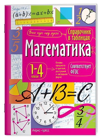 Математика. 1-4 классы. Справочник в таблицах