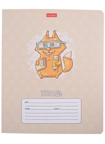Тетрадь в клетку Hatber, Freaky friends, 12 листов, в ассортименте