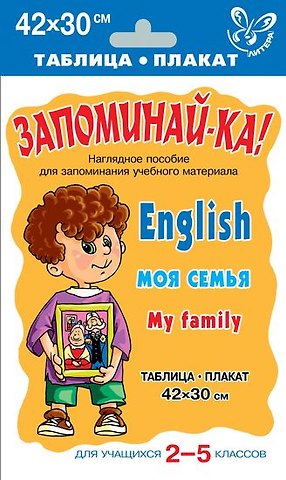 Английский язык. Моя семья. Для учащихся 2-5 классов