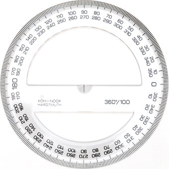 Транспортир 10 см, Koh-I-Noor