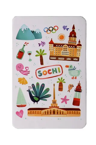 Магнит Sochi, коллаж (Сочи) (soch_mg03)